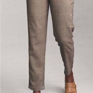 GARNET HILL - Slim Leg Plaid Trousers (size 4) New - Never Worn (no tags…